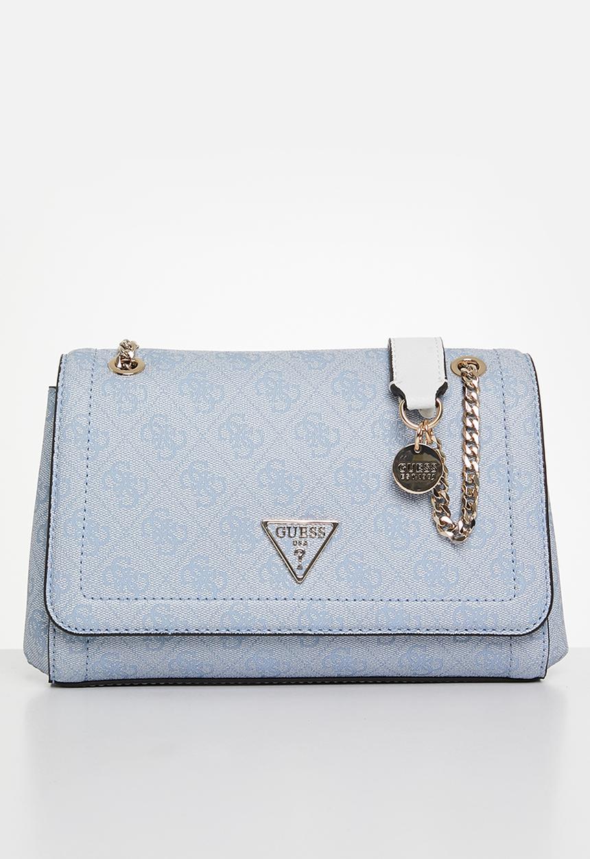GUESS - Noelle crossbody flap - blue