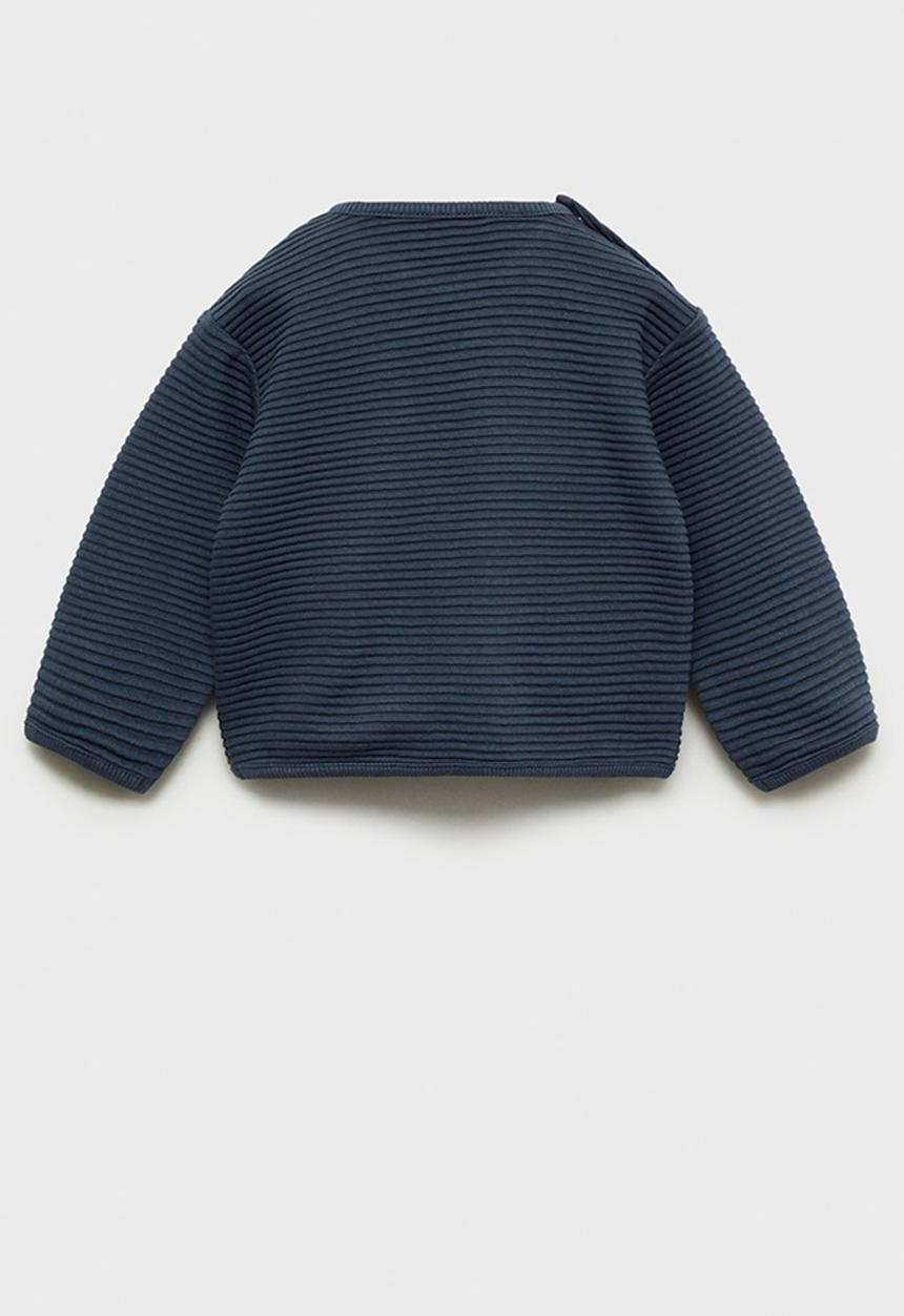MANGO - Sweatshirt ottoman - navy