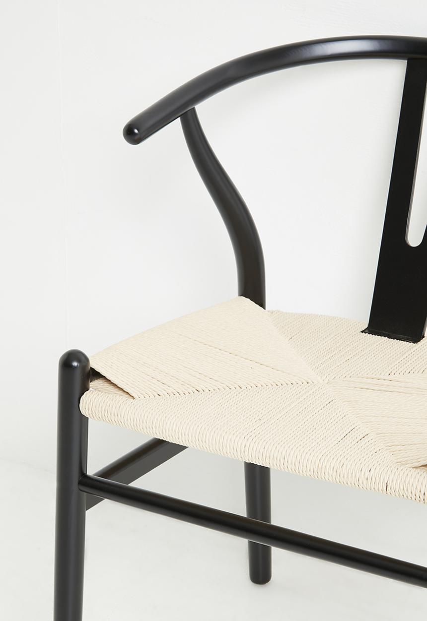 Sixth Floor - Harmony solid wood chair - black
