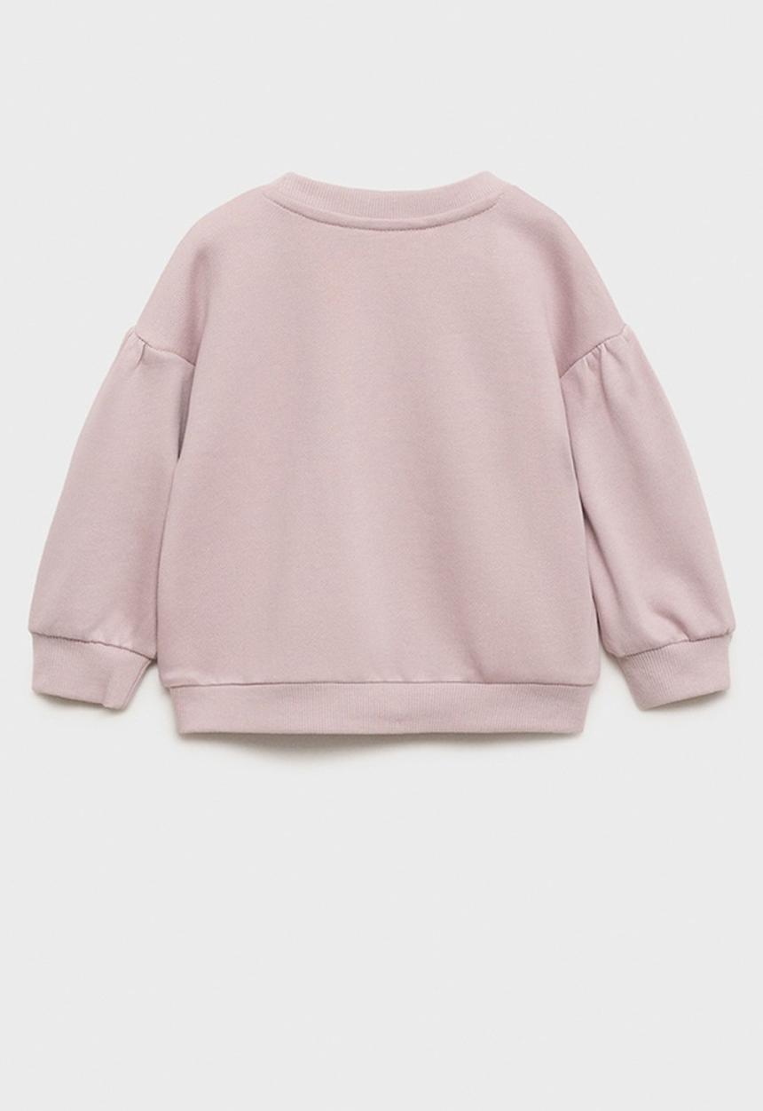 MANGO - Sweatshirt amour - medium pink