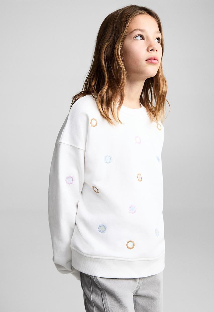 MANGO - Sweatshirt mirrors - natural white