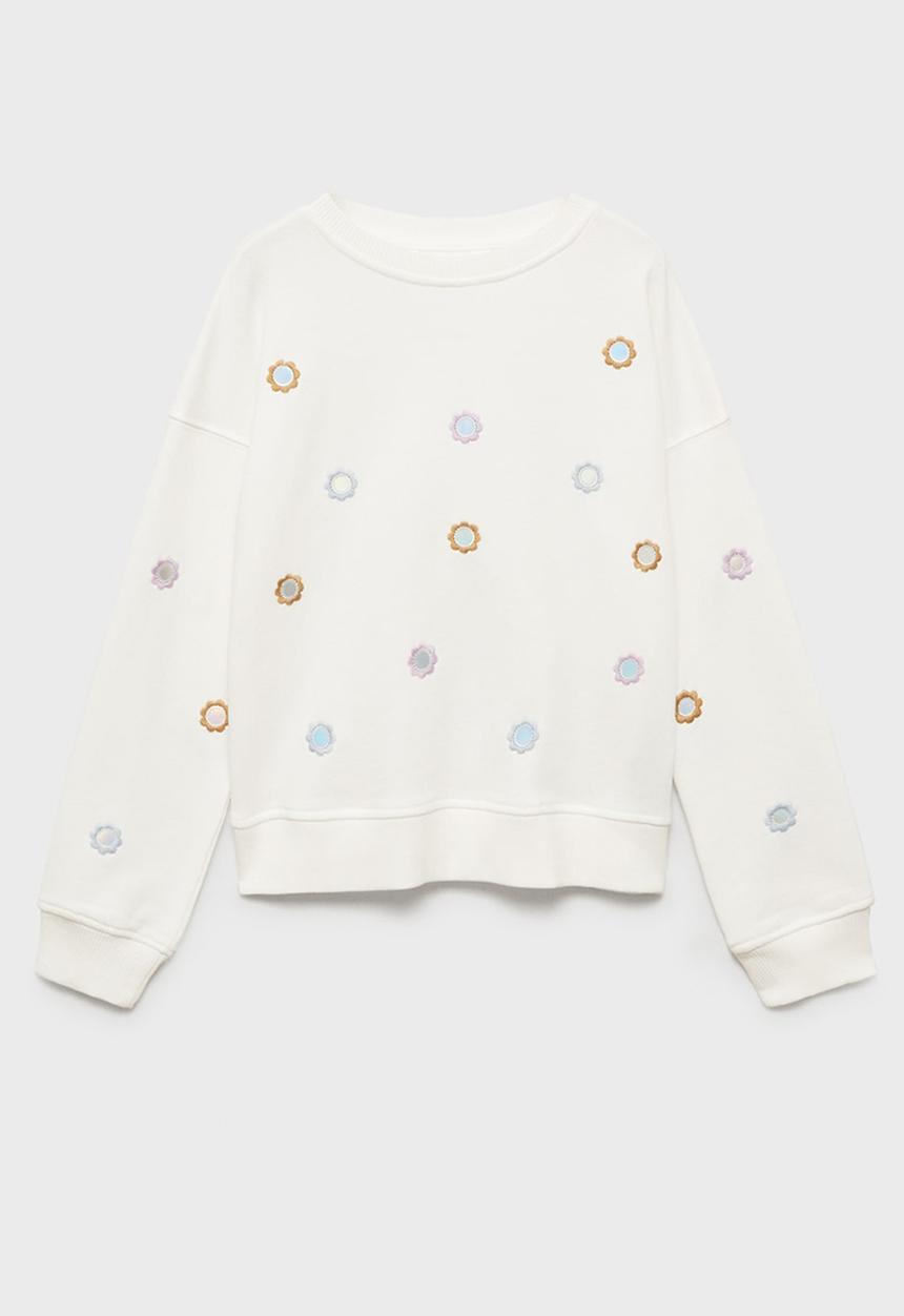 MANGO - Sweatshirt mirrors - natural white