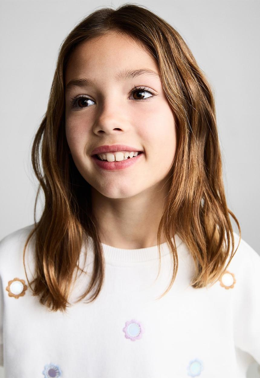 MANGO - Sweatshirt mirrors - natural white