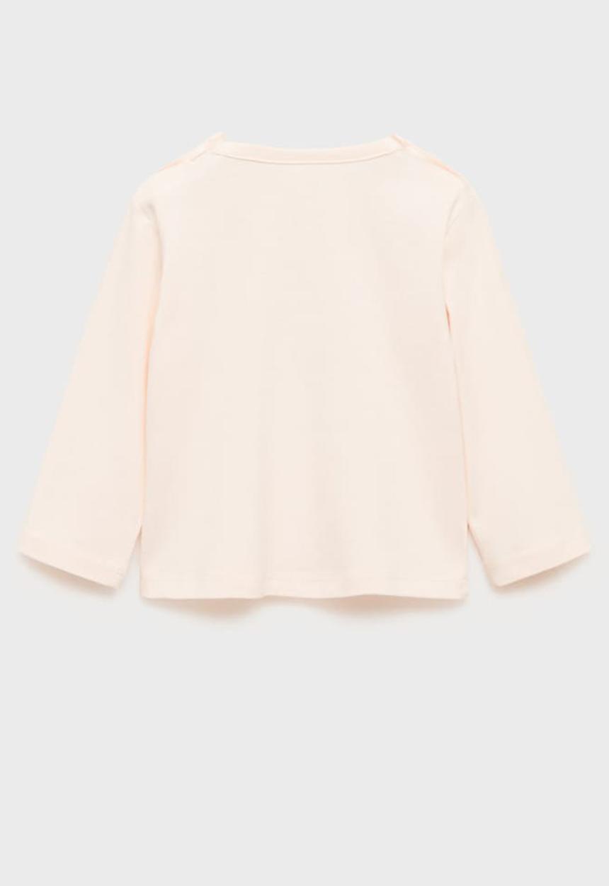 MANGO - T-shirt mouse - light pastel pink