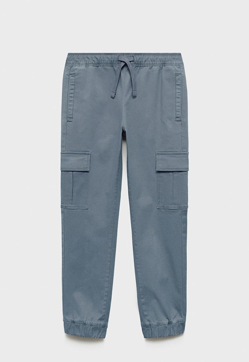MANGO - Trousers kenia - lt pastel blue