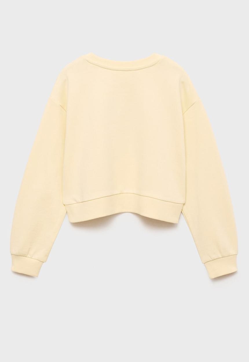 MANGO - Sweatshirt etoiles - medium yellow