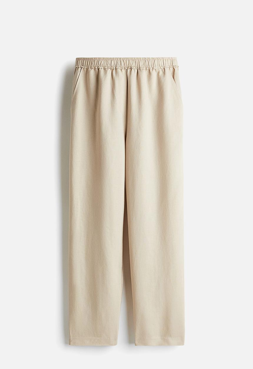H&M - Ankle-length trousers -  light beige