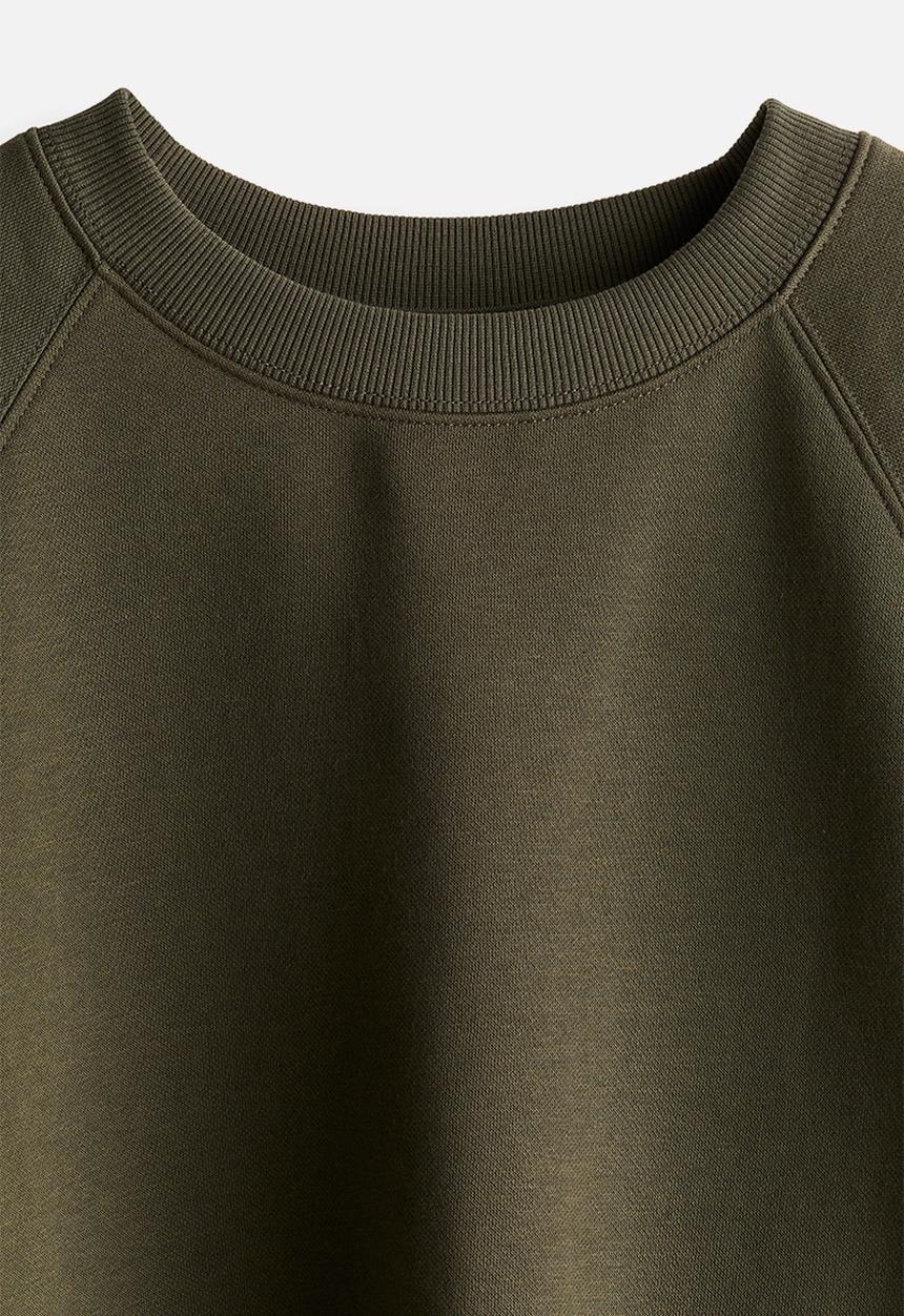 H&M - Sweatshirt - dark khaki gre
