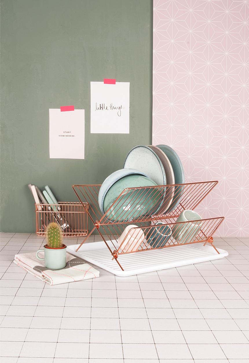 Present Time - Dish rack - copper