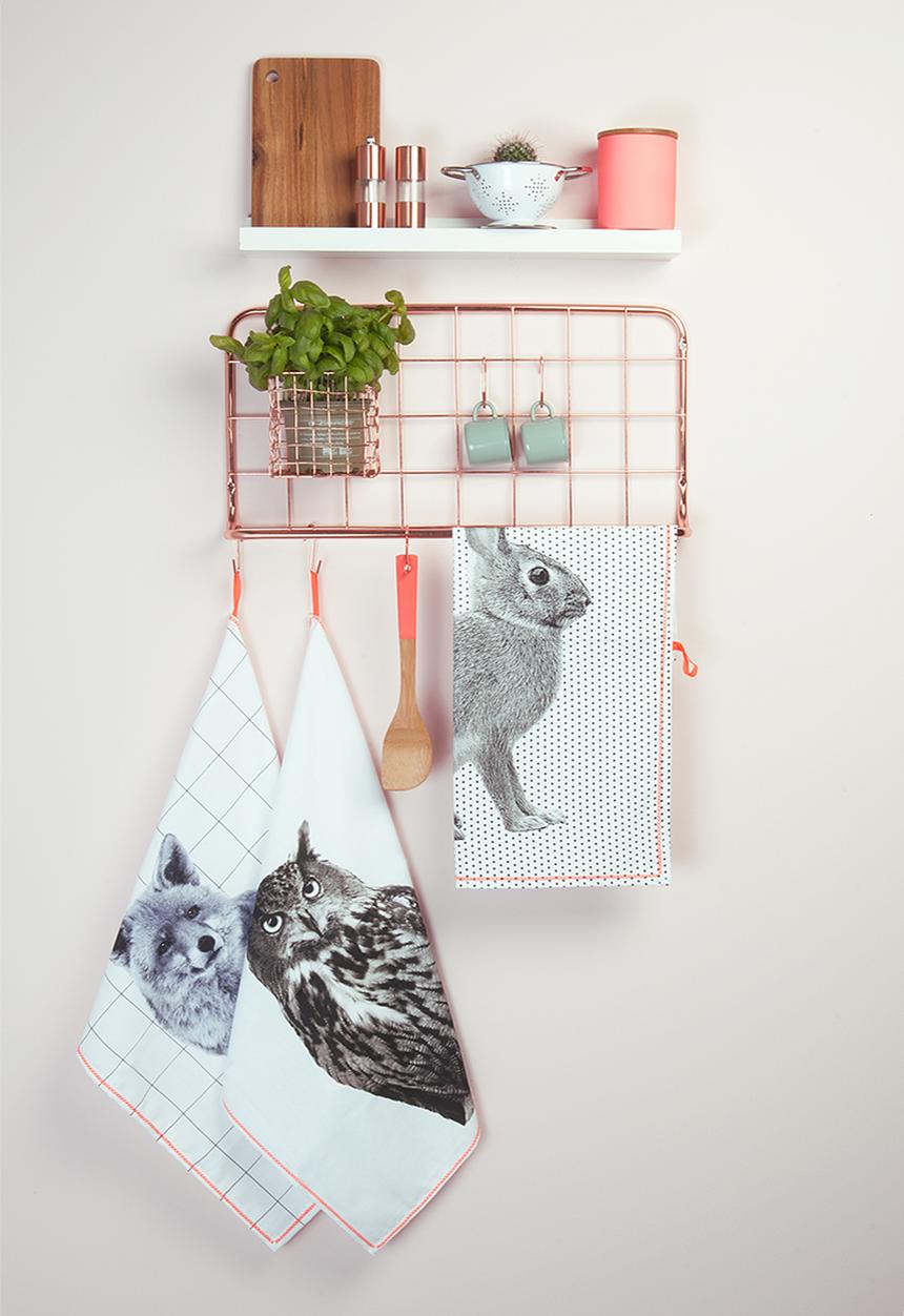 Present Time - Open grid kitchen rack set
