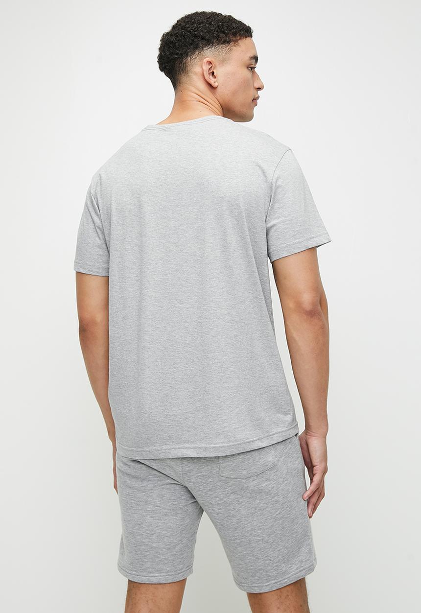 Reebok - Reebok Identity Big Logo Tee - Mgreyh/Vecnav/Vecred
