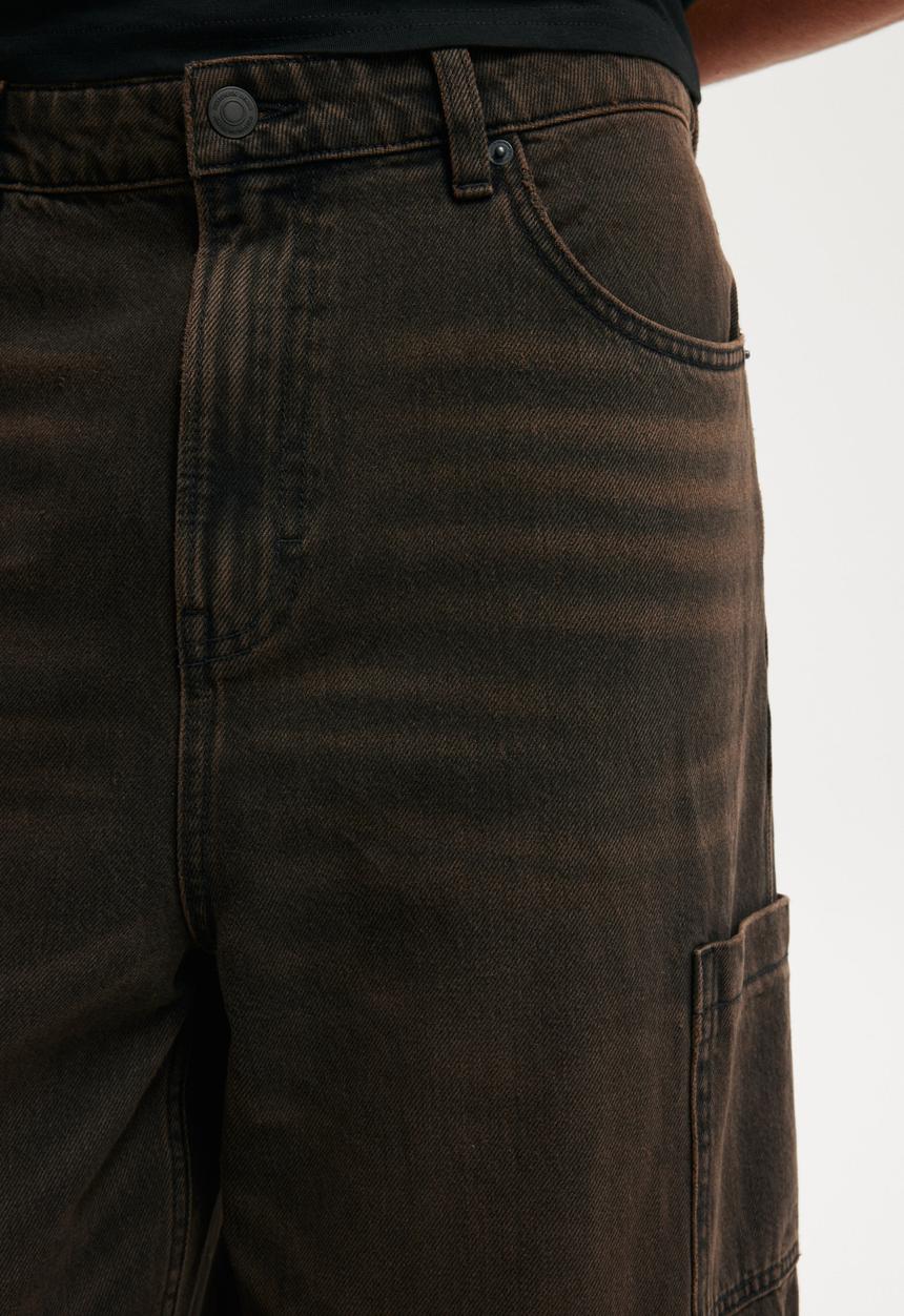 Cotton On - Super Baggy Jean - Cargo Amber Black