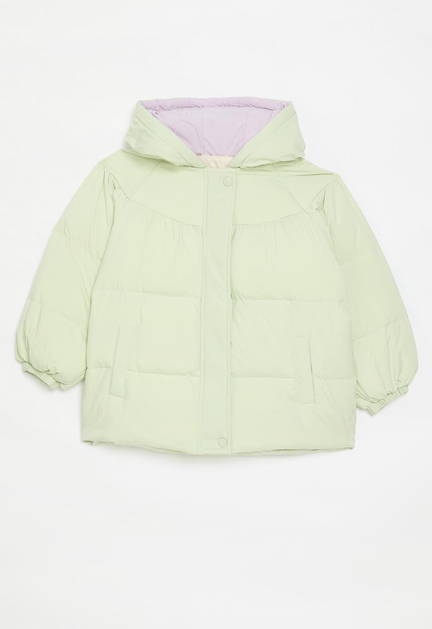 Pop Candy - Hooded puffer jacket - green