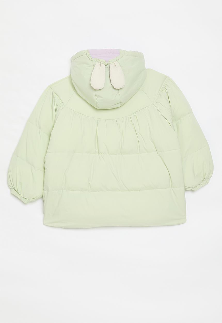 Pop Candy - Hooded puffer jacket - green