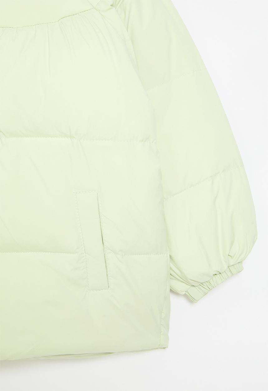 Pop Candy - Hooded puffer jacket - green