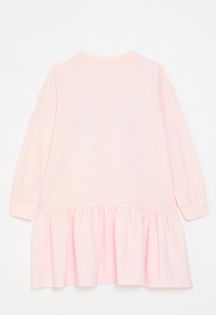 Pop Candy - Applique tiered dress - pink
