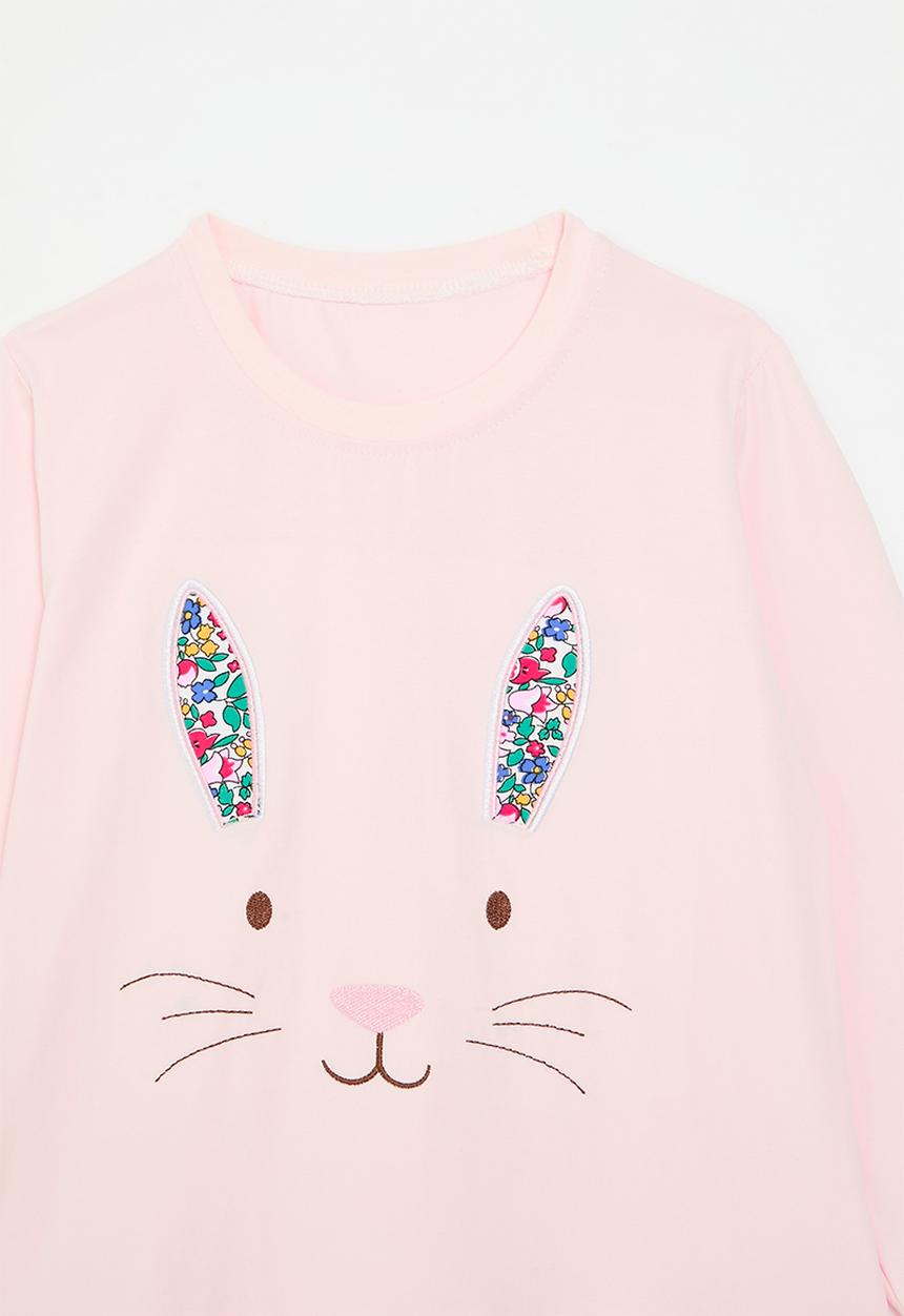 Pop Candy - Applique tiered dress - pink