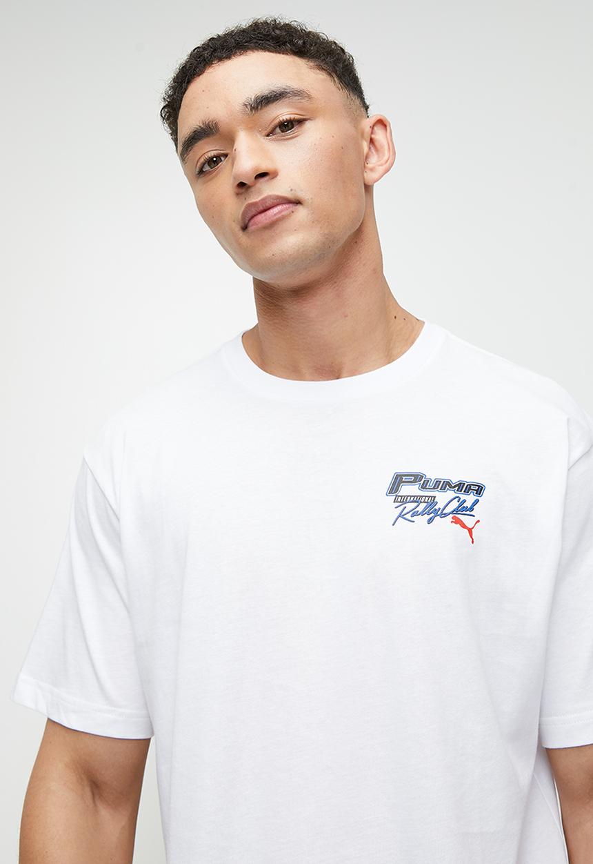 PUMA - Graphics puma moto relaxed tee - puma white