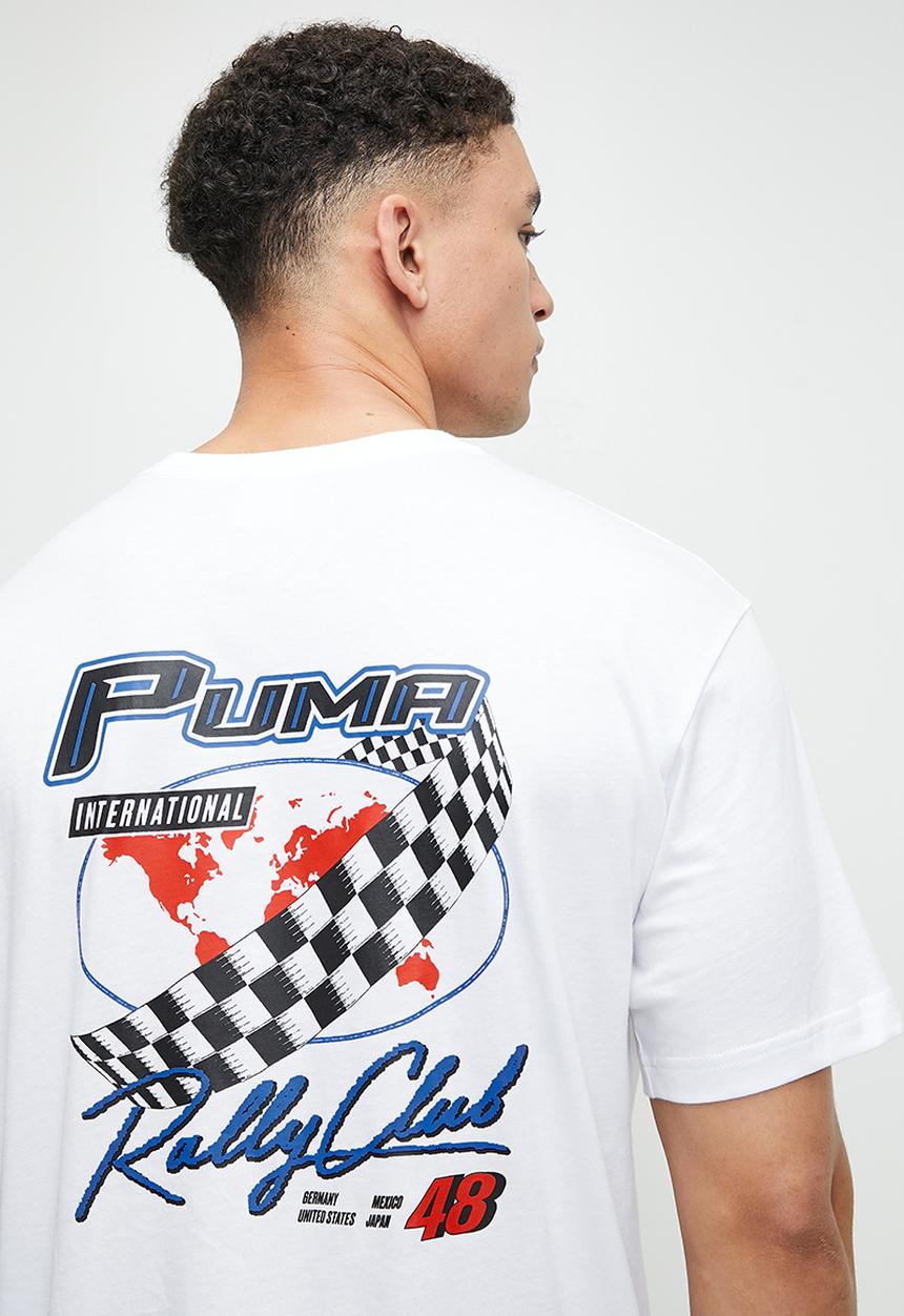 PUMA - Graphics puma moto relaxed tee - puma white
