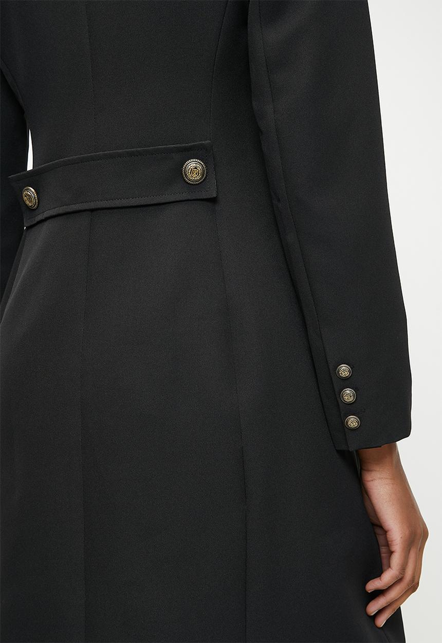 Stella Morgan - Double breasted coat - Black