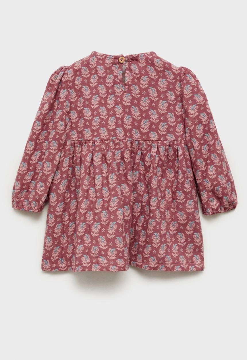 MANGO - Dress cherry - dark red