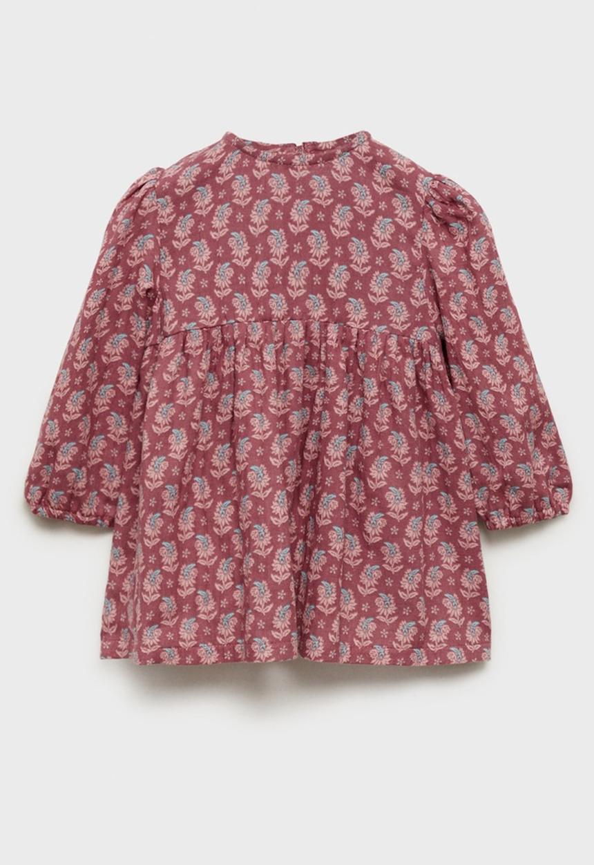MANGO - Dress cherry - dark red