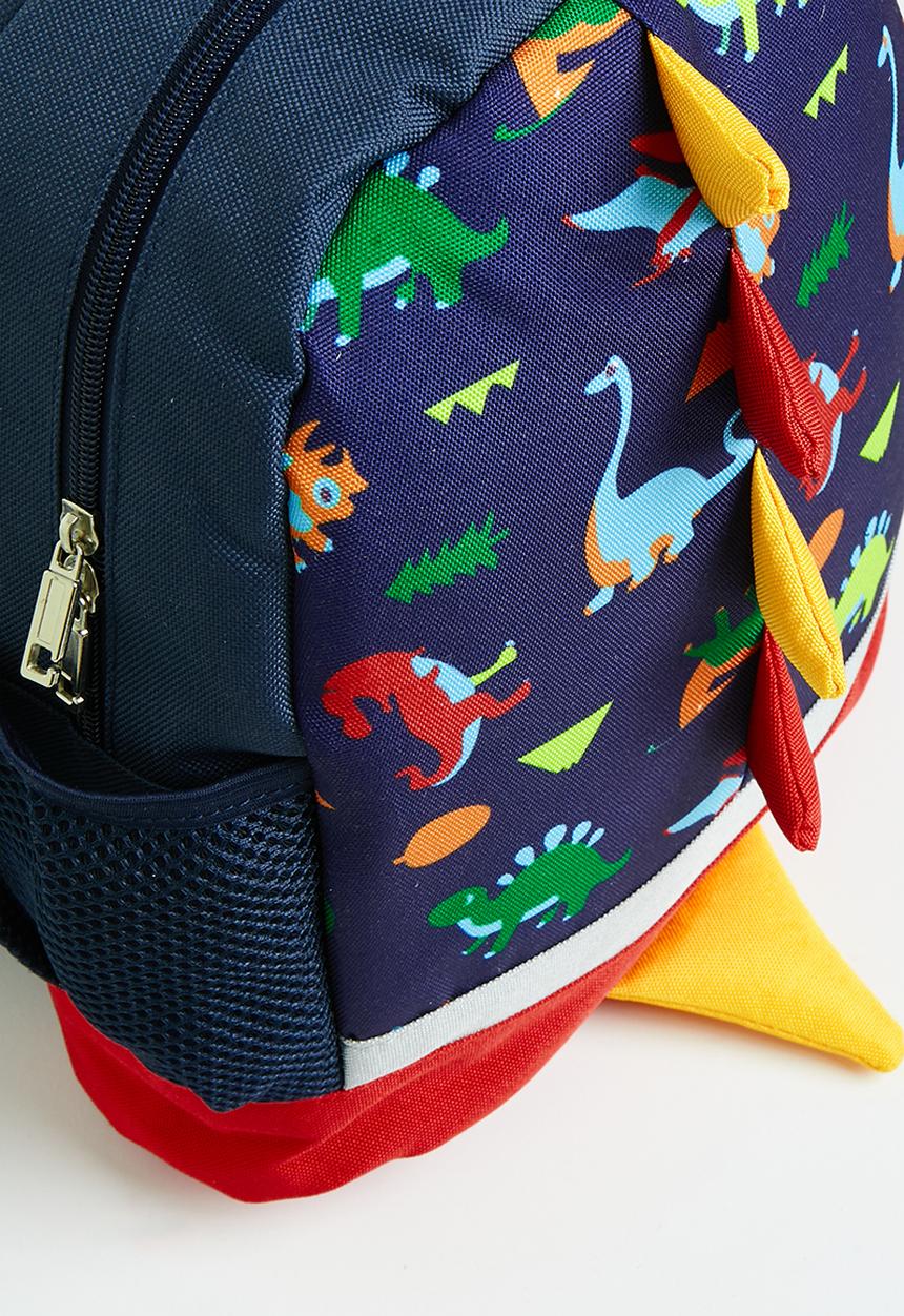 Pop Candy - Dino print back pack - blue