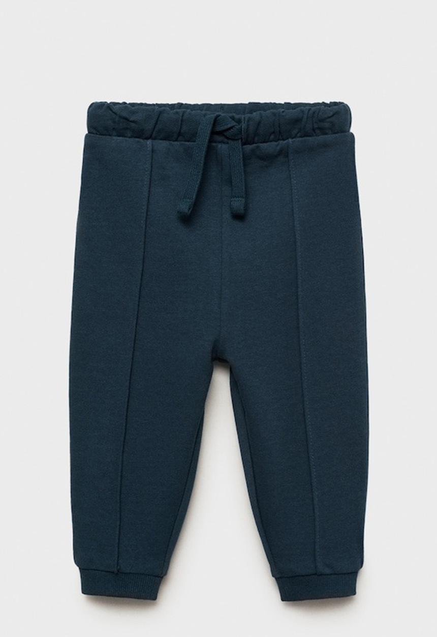 MANGO - Joggers butter - navy