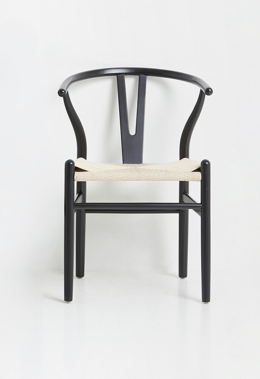 Sixth Floor - Harmony solid wood chair - black