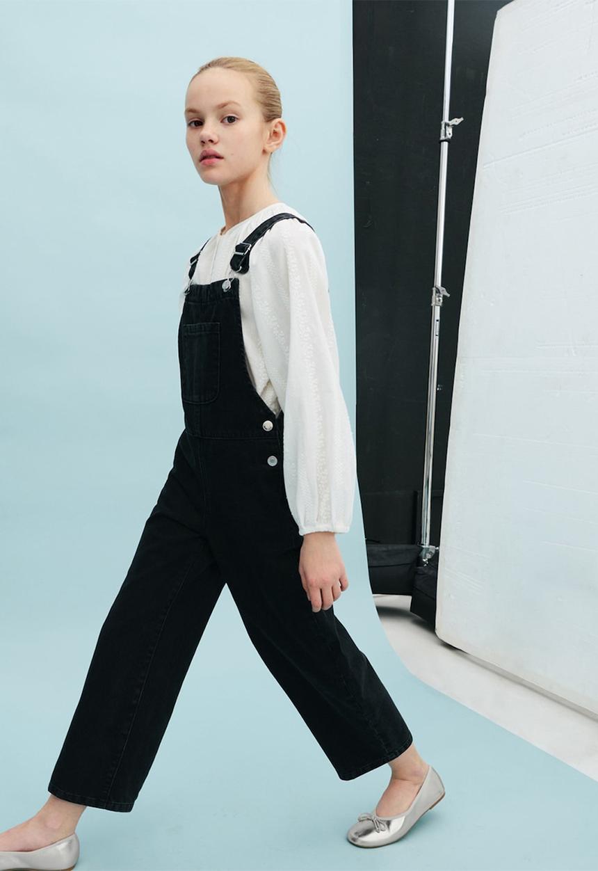 MANGO - Overall chicago - open gray