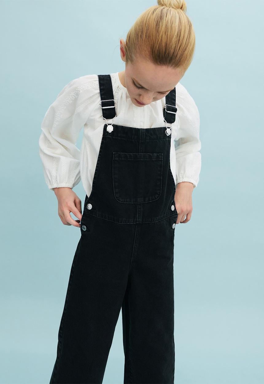 MANGO - Overall chicago - open gray