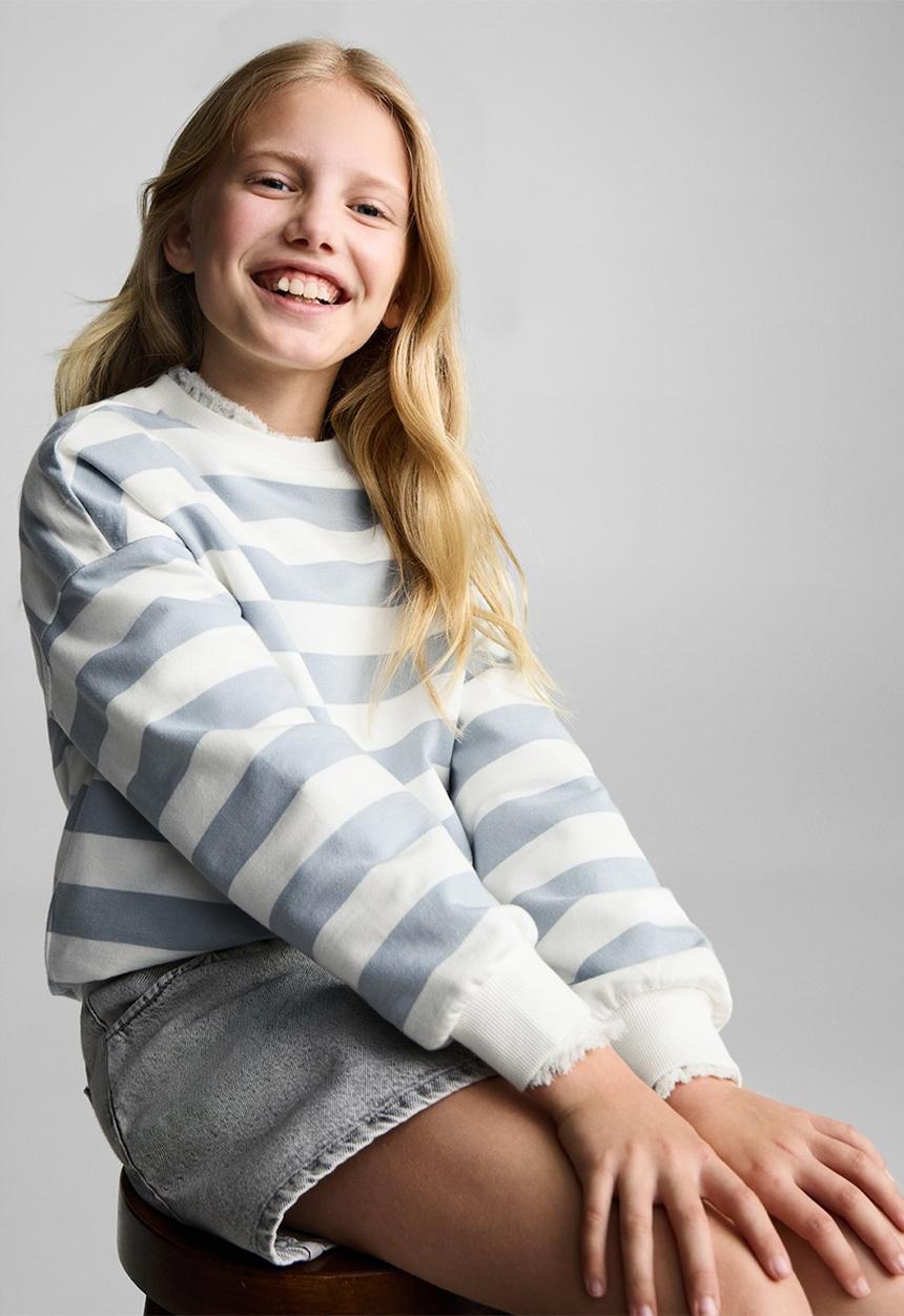 MANGO - Sweatshirt trendy - medium blue