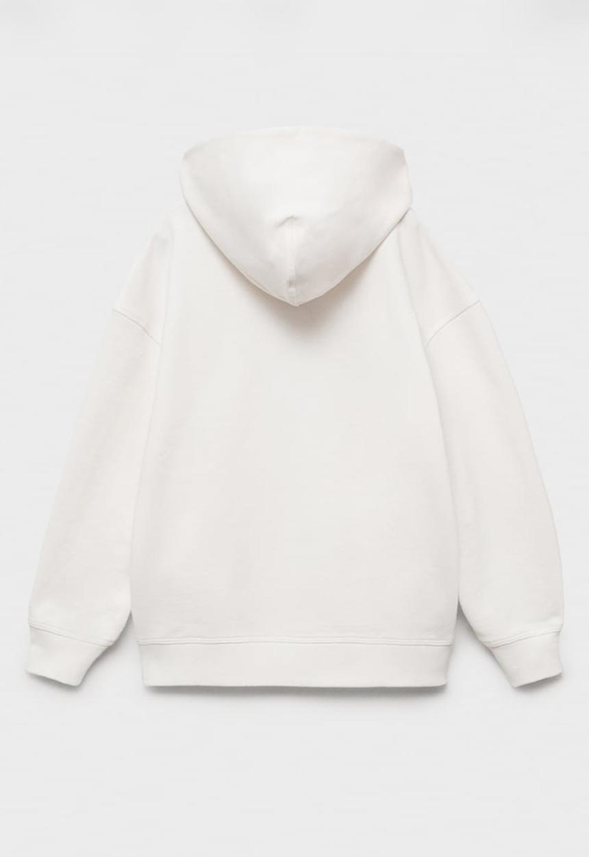 MANGO - Sweatshirt routes - natural white