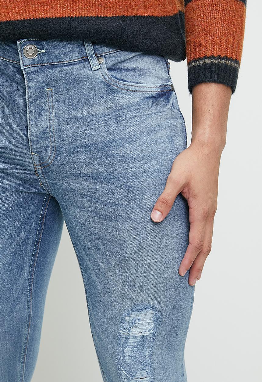 Brave Soul - Denim Jeans - Mid Blue