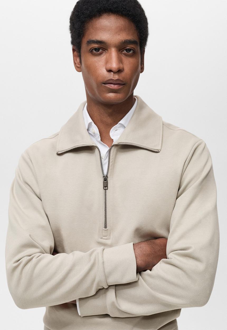 MANGO - Sweatshirt winne - ice-white