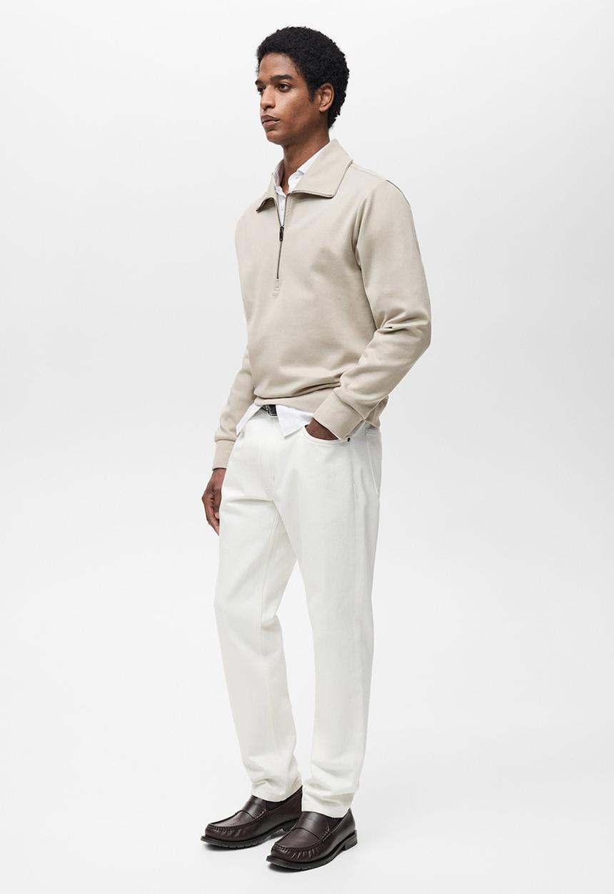 MANGO - Sweatshirt winne - ice-white