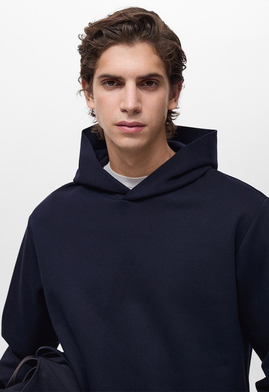 MANGO - Sweatshirt bone - navy blue