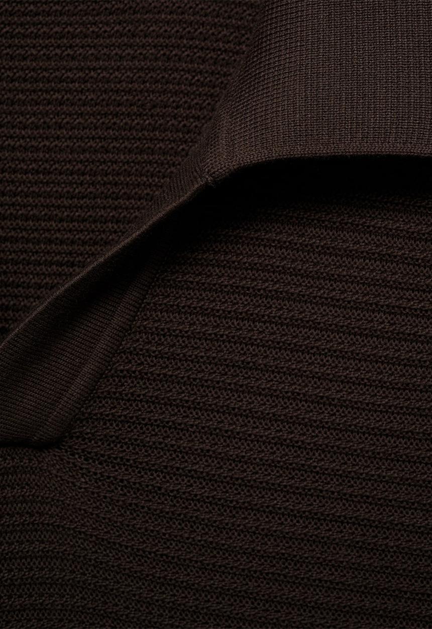 MANGO - Poloshirt salas - dark brown