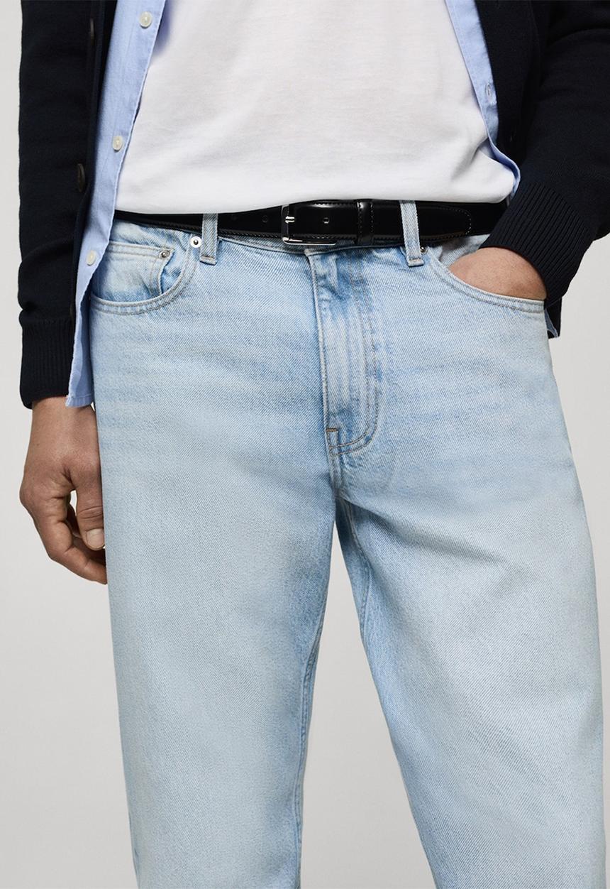 MANGO - Jeans bob - ligth denim