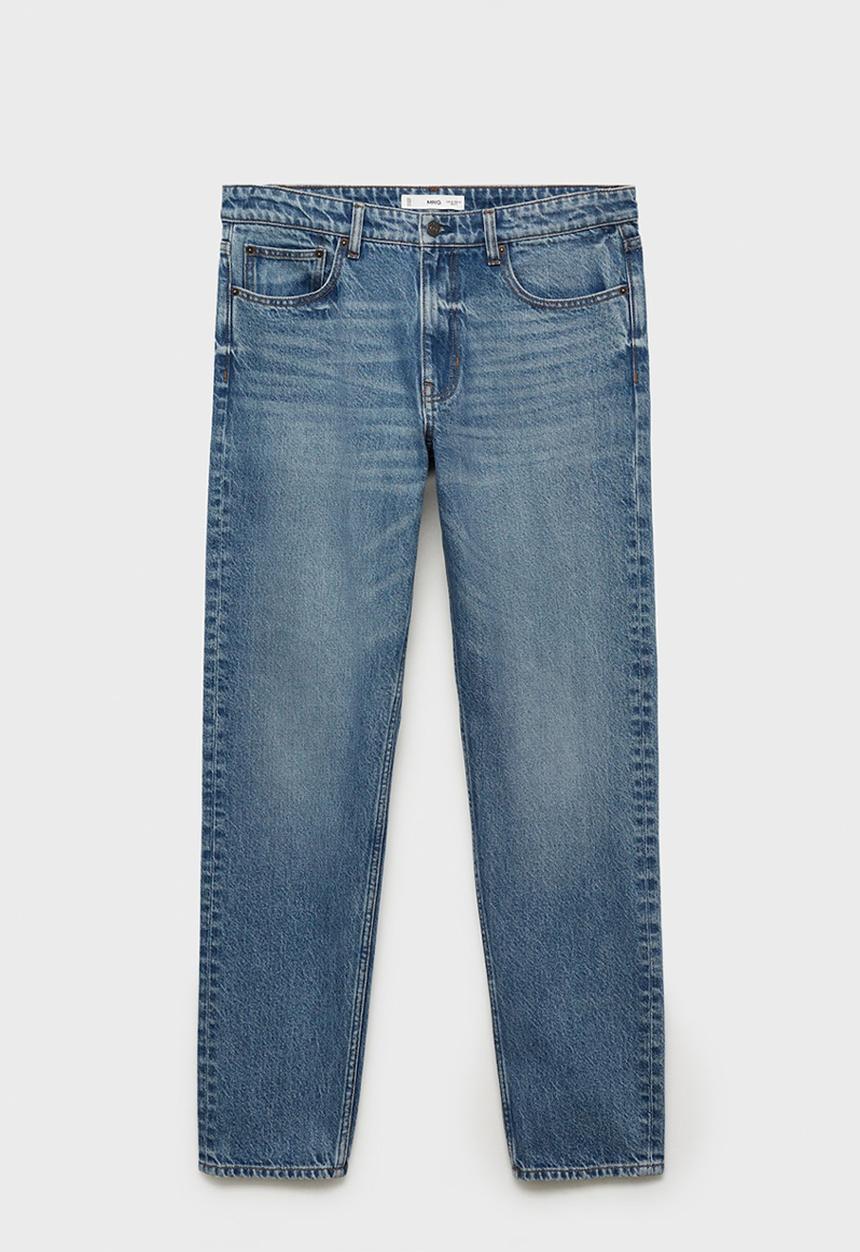 MANGO - Jeans bob - blue