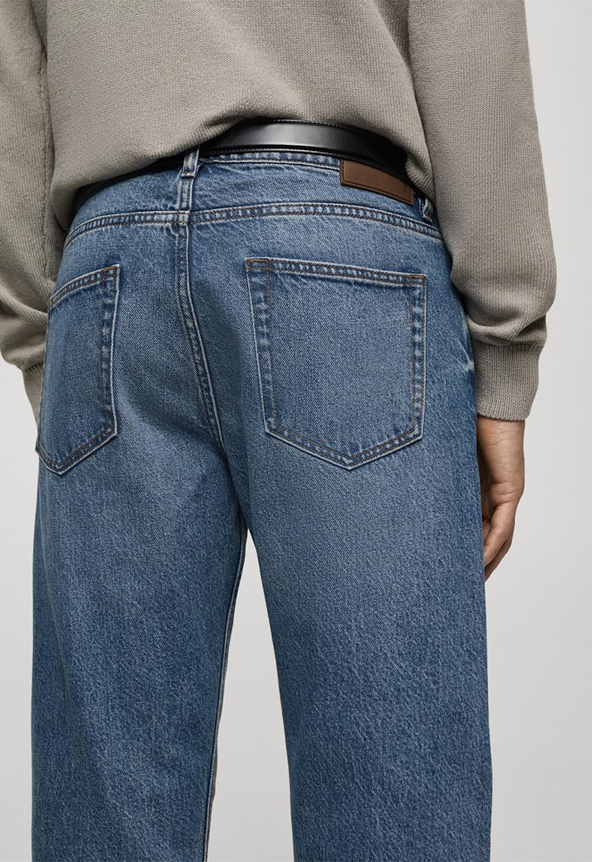 MANGO - Jeans bob - blue