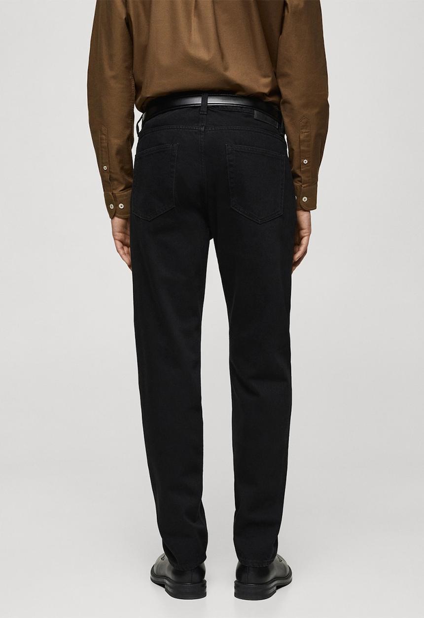 MANGO - Jeans bob  - black denim