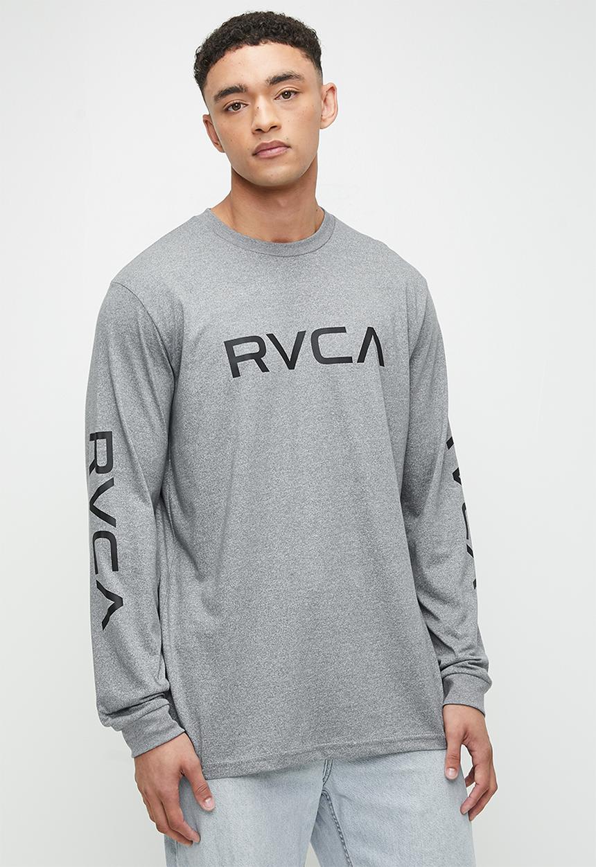 RVCA - Big rvca long sleeve tee - grey noise mocktwist