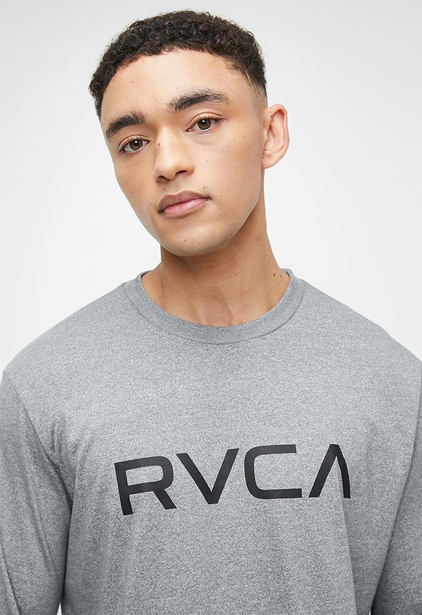 RVCA - Big rvca long sleeve tee - grey noise mocktwist