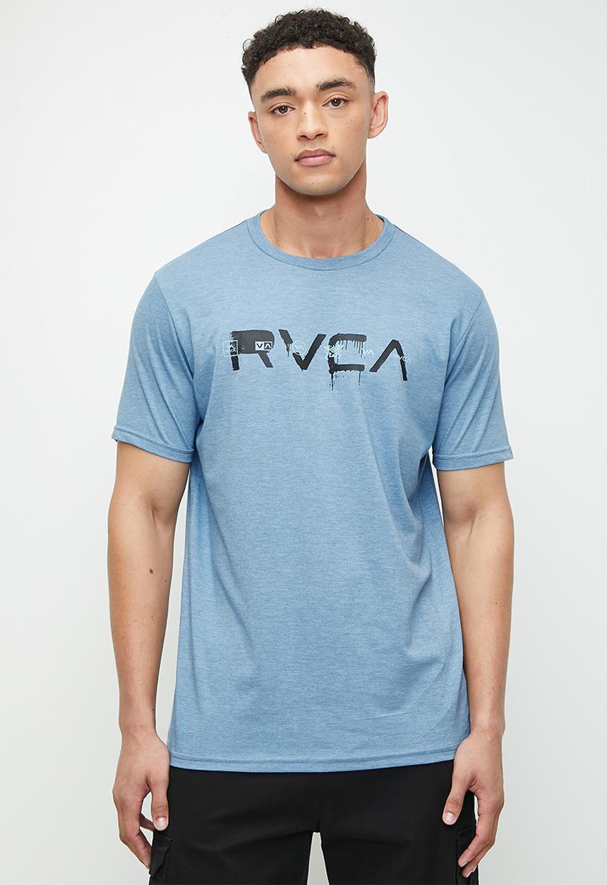 RVCA - All spray short sleeve red stitch - vintage navy