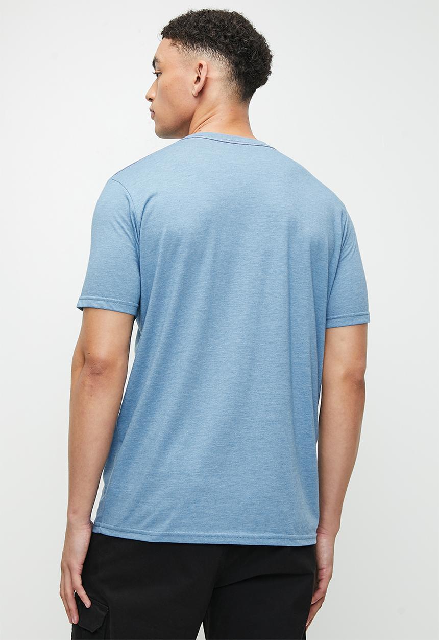 RVCA - All spray short sleeve red stitch - vintage navy