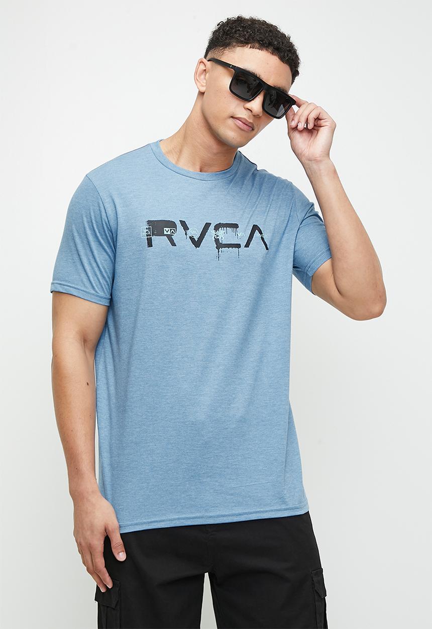 RVCA - All spray short sleeve red stitch - vintage navy