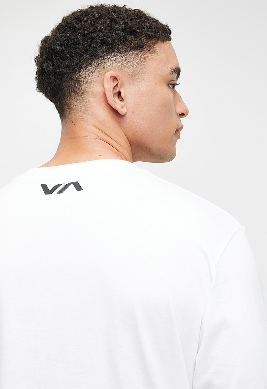 RVCA - Va rvca blur long sleeve - white