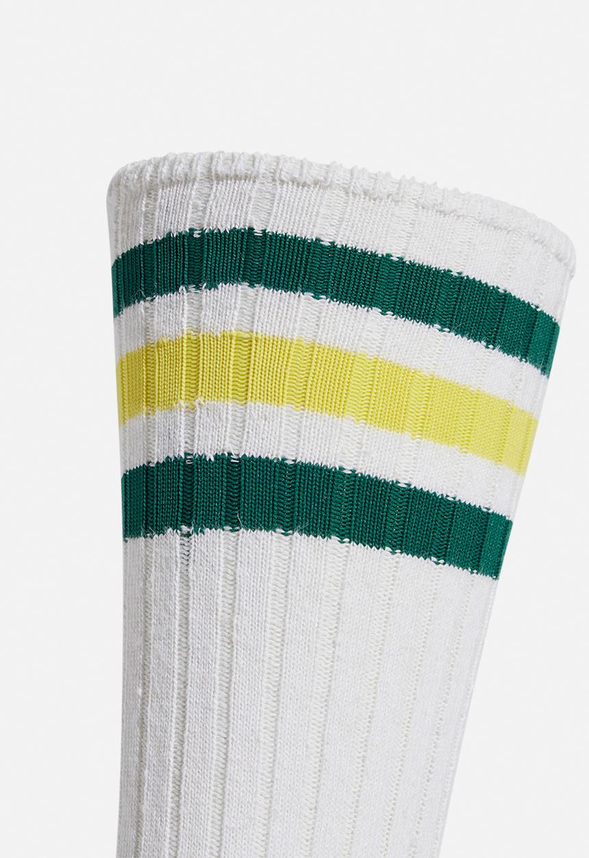 adidas Originals - Ribbed Crew 2 Pack - White