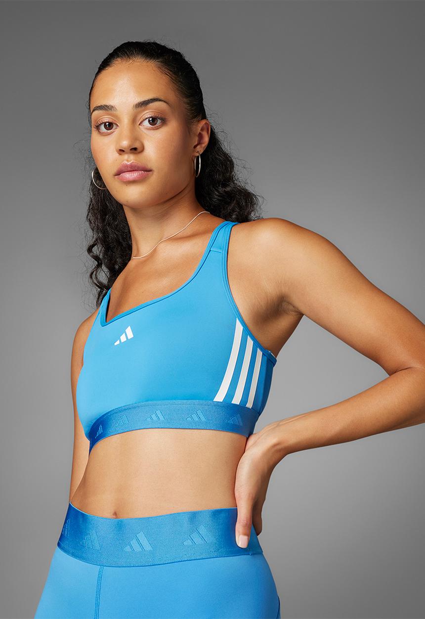 adidas Performance - Power Hyperglam Bra- Rayblu/White